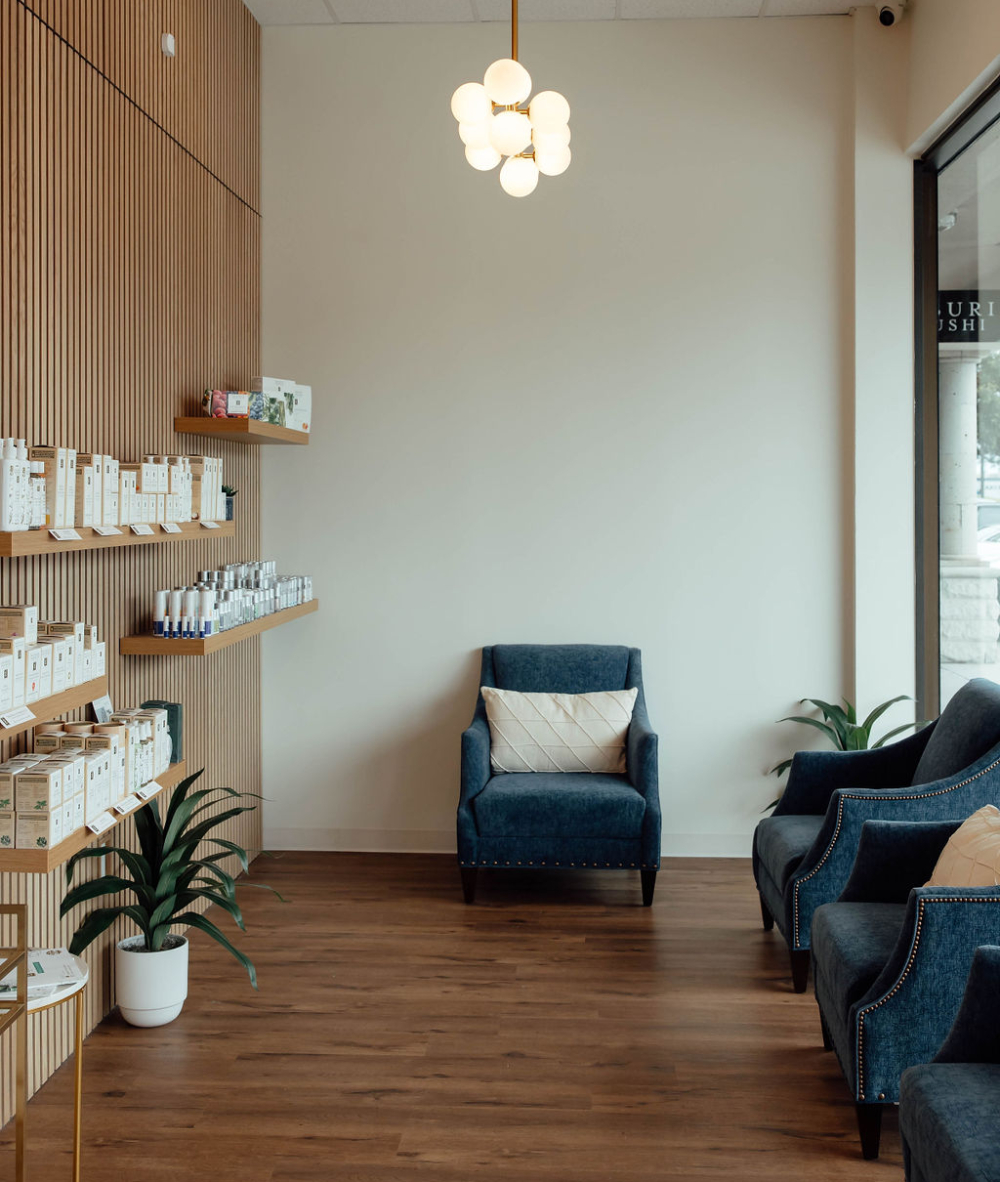 Cách trang trí spa nhỏ cho khu vực chờ