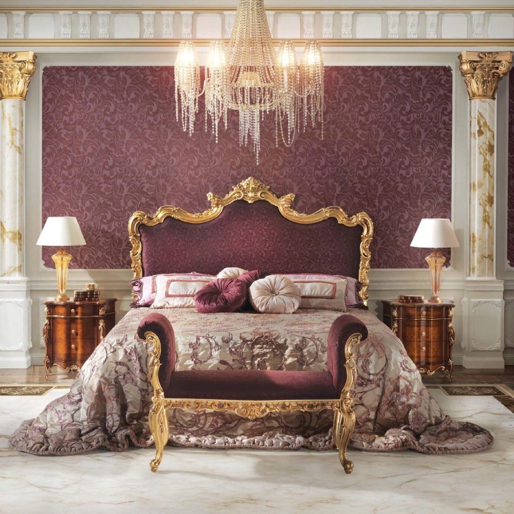 Phòng ngủ phong cách thiết kế nội thất Baroque