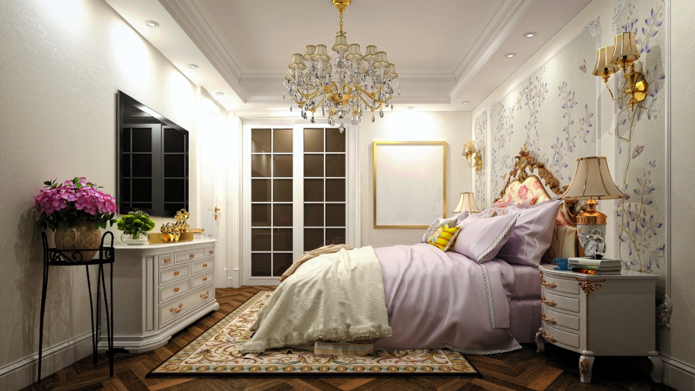 Phòng ngủ phong cách thiết kế nội thất Baroque