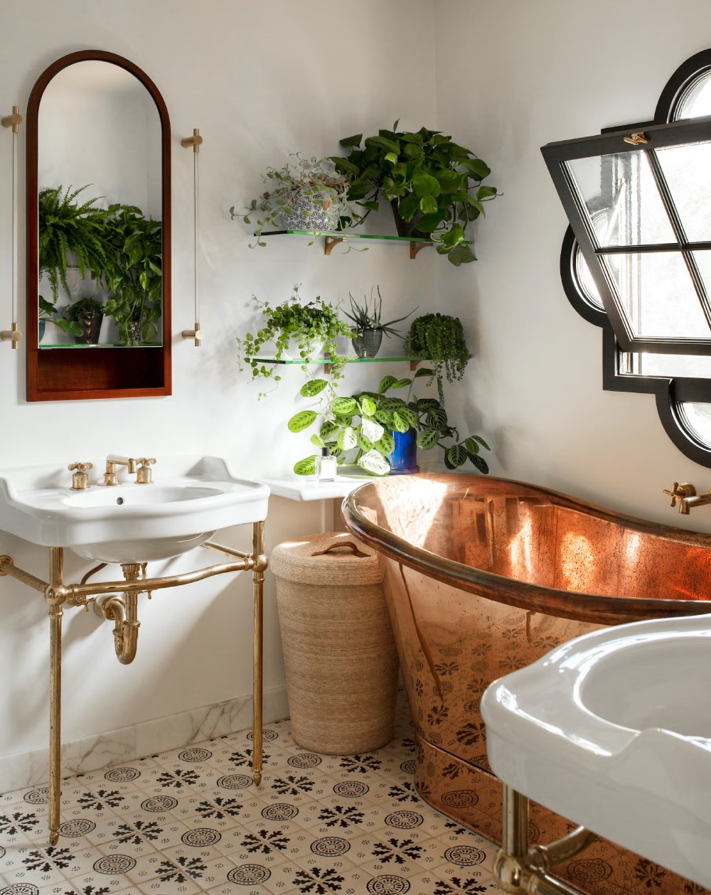 Phòng tắm phong cách thiết kế nội thất Đồng Quê