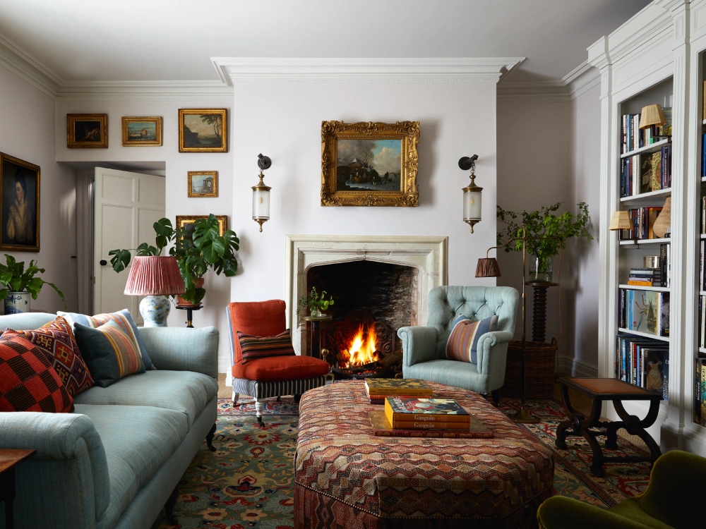 Phòng khách phong cách thiết kế nội thất Đồng Quê