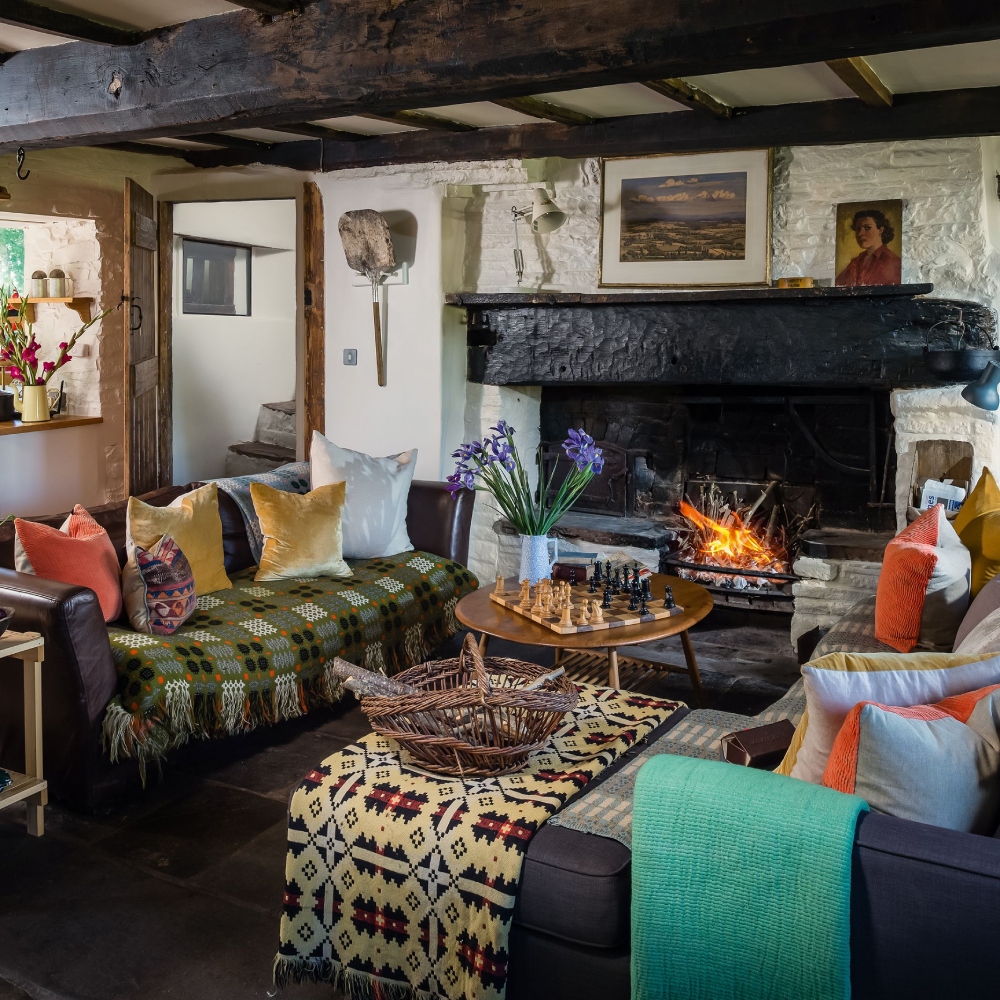 Phòng khách phong cách thiết kế nội thất Đồng Quê