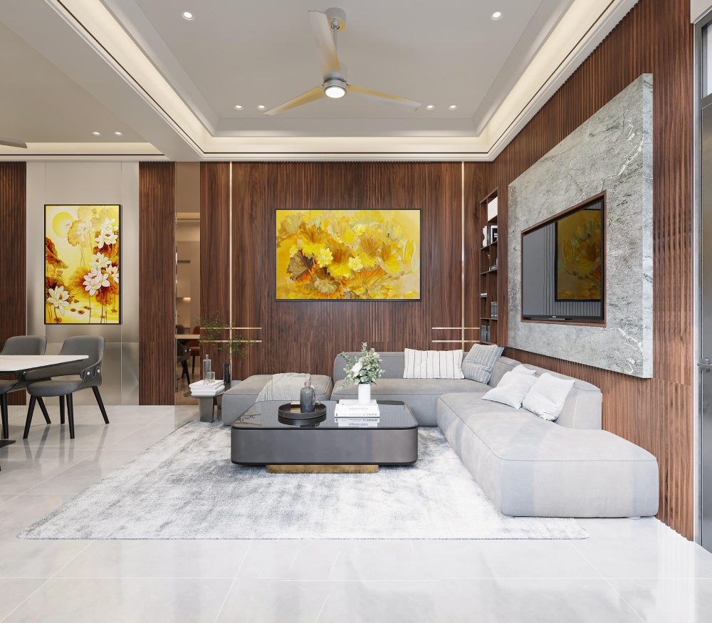 Các phong cách thiết kế phòng khách đẹp cho nhà cấp 4