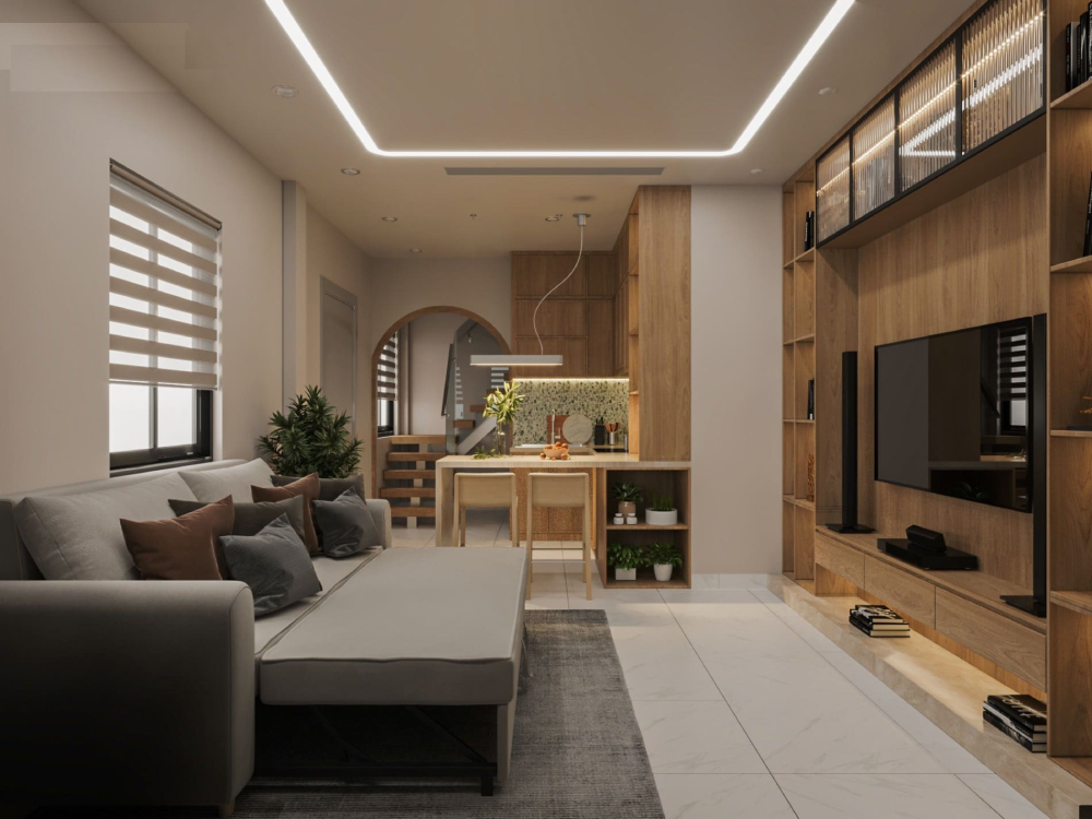 Các phong cách thiết kế phòng khách đẹp cho nhà cấp 4