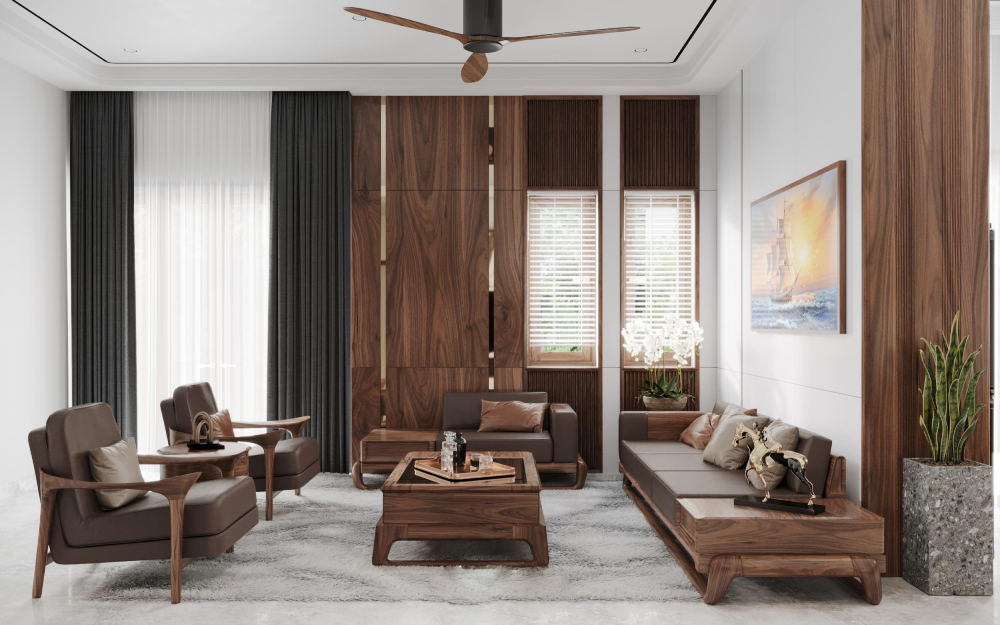 Nguyên tắc thiết kế phòng khách đẹp cho nhà cấp 4