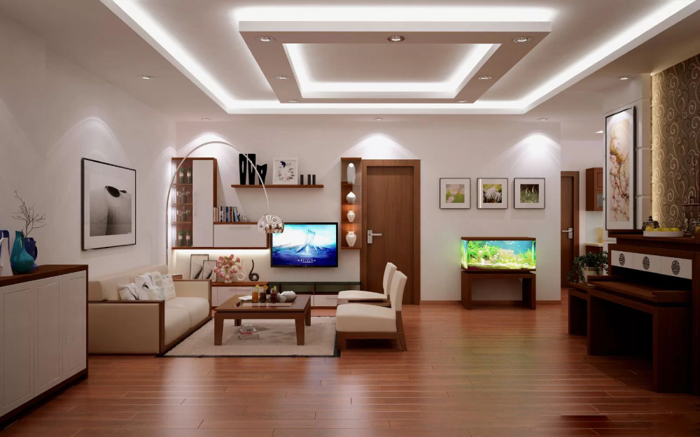 Các mẫu phòng khách đẹp cho nhà cấp 4 phổ biến