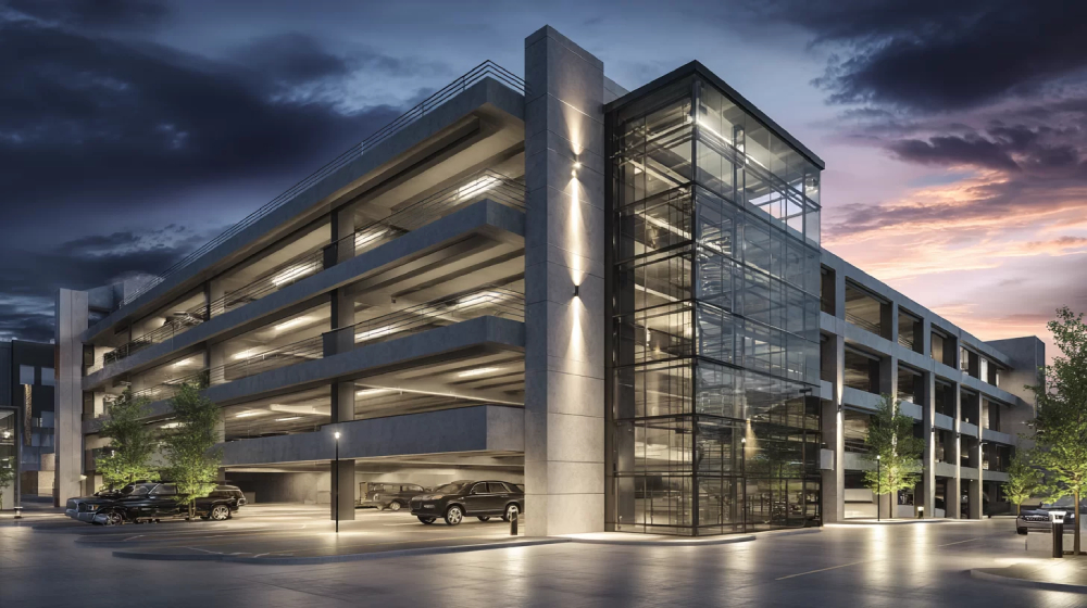 Cách thiết kế ánh sáng mặt tiền giật cấp