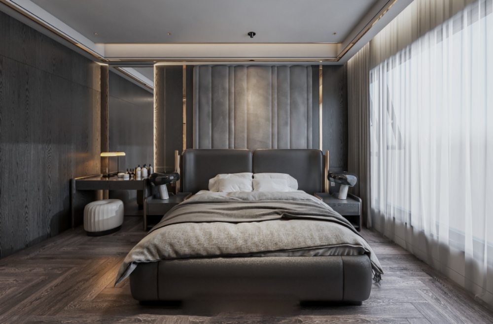 Thiết kế căn hộ chung cư 130m² cho phòng ngủ master