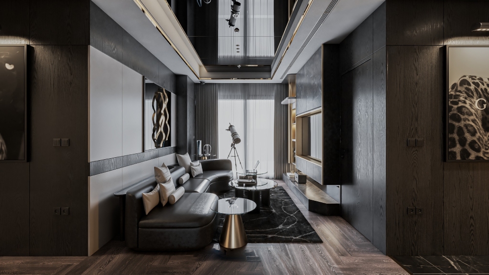 Thiết kế căn hộ chung cư 130m² cho phòng khách