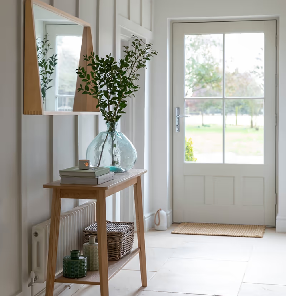 Cách thiết kế nhà có cây trong nhà cho hành lang