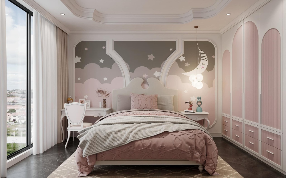 Thiết kế nội thất chung cư phong cách Indochine cho phòng tắm