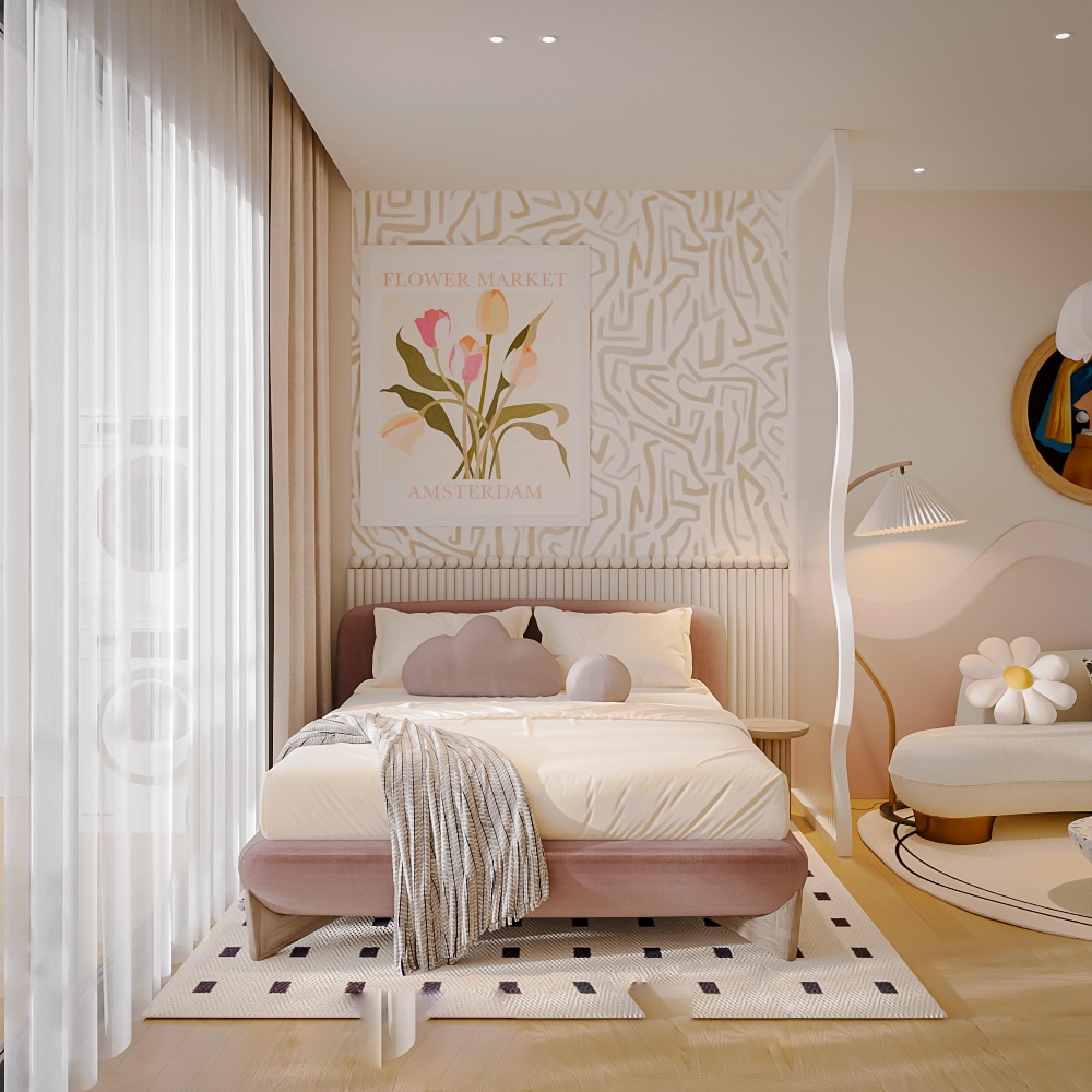 Mẫu thiết kế nội thất chung cư phong cách Scandinavian phòng tắm