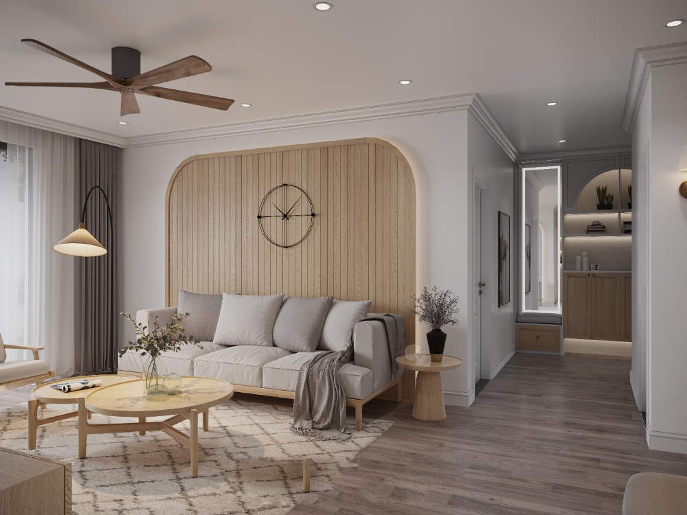 Thiết kế nội thất chung cư phong cách Scandinavian