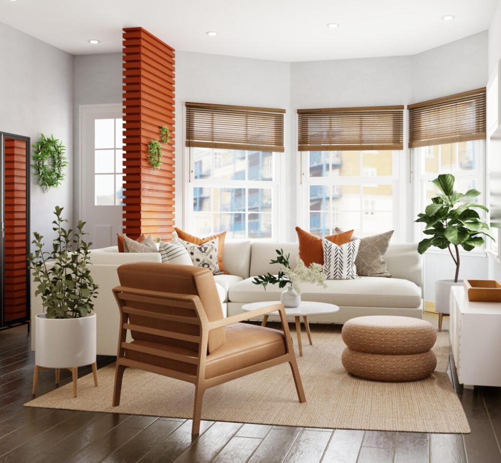 Mẫu thiết kế nội thất chung cư phong cách Scandinavian phòng khách