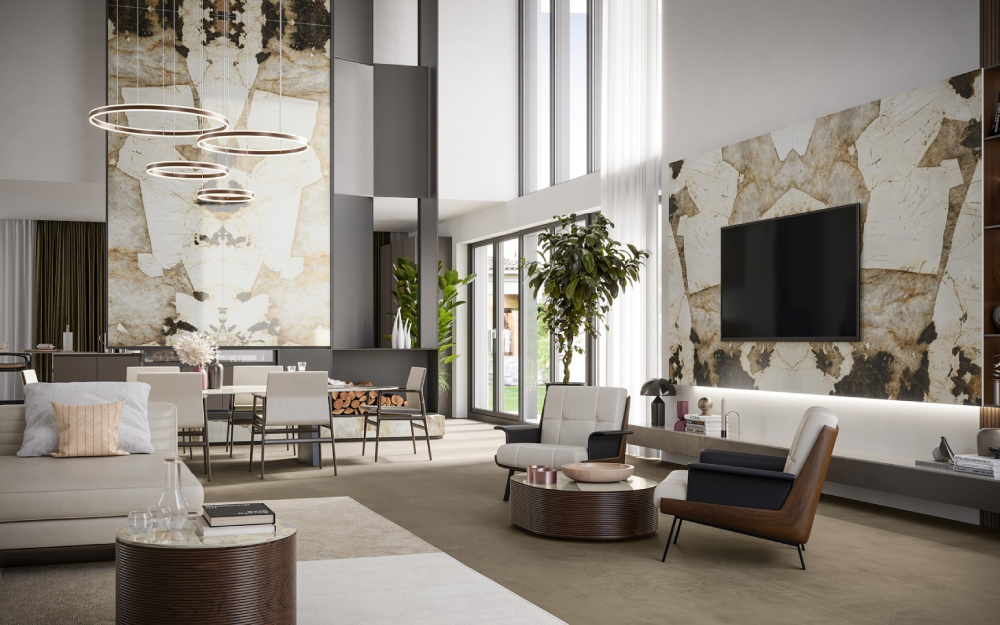 Thiết kế nội thất hợp phong thủy cho phòng khách