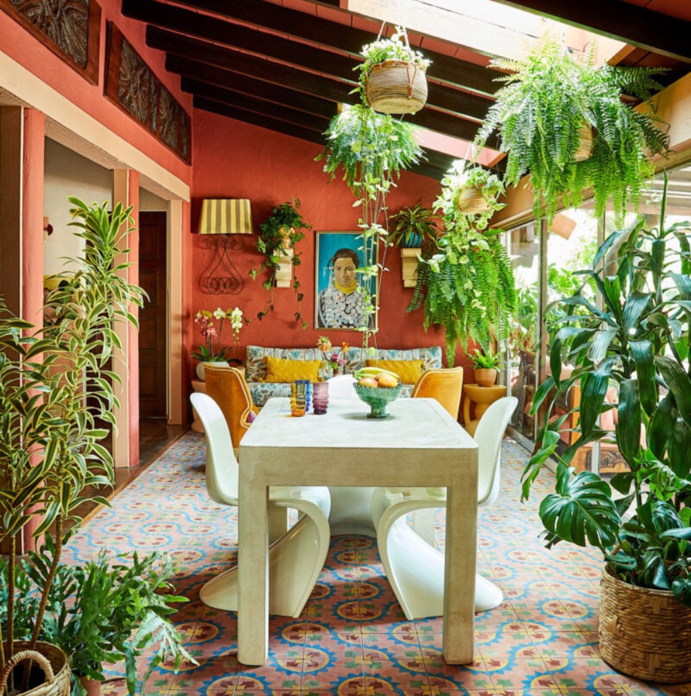 Cách trang trí nhà theo phong cách Bohemian cho bếp và phòng ăn