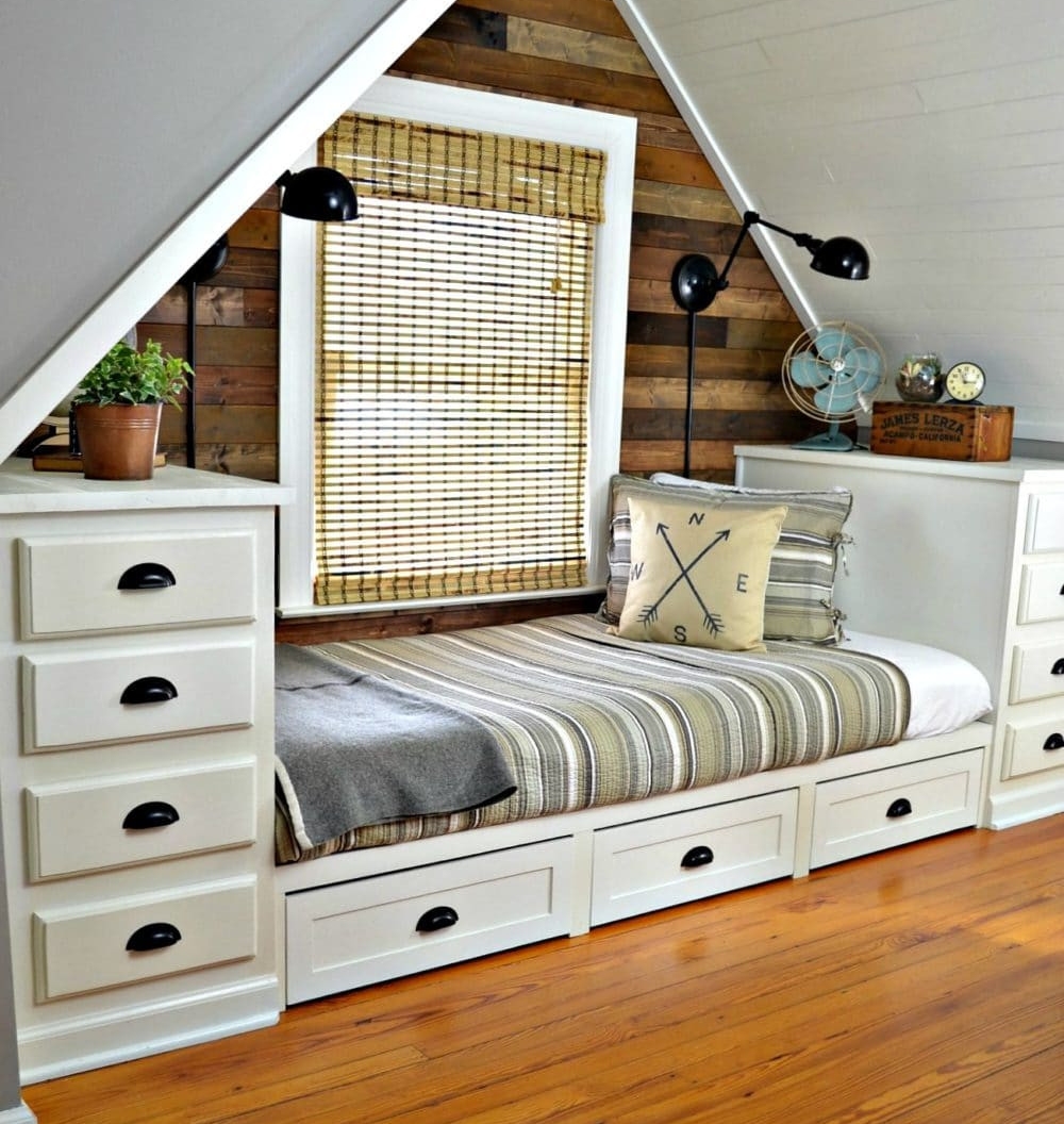 Gợi ý phong cách trang trí phòng ngủ trên gác xép đẹp