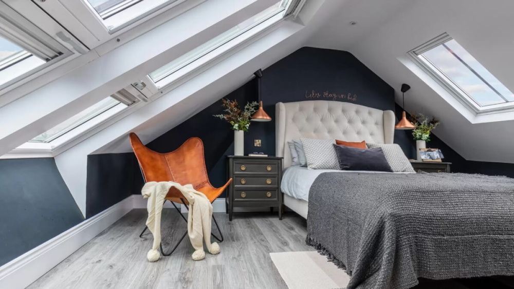 Gợi ý phong cách trang trí phòng ngủ trên gác xép đẹp