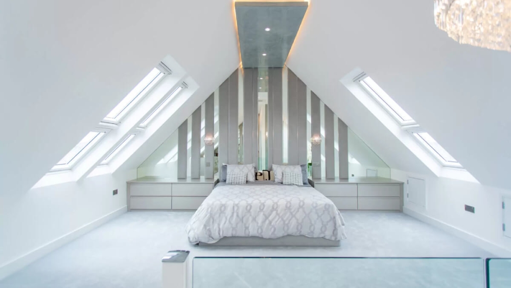 Gợi ý phong cách trang trí phòng ngủ trên gác xép đẹp