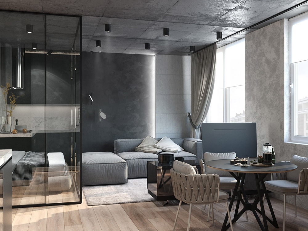 Top 8 mẫu thiết kế chung cư 1 phòng ngủ đẹp