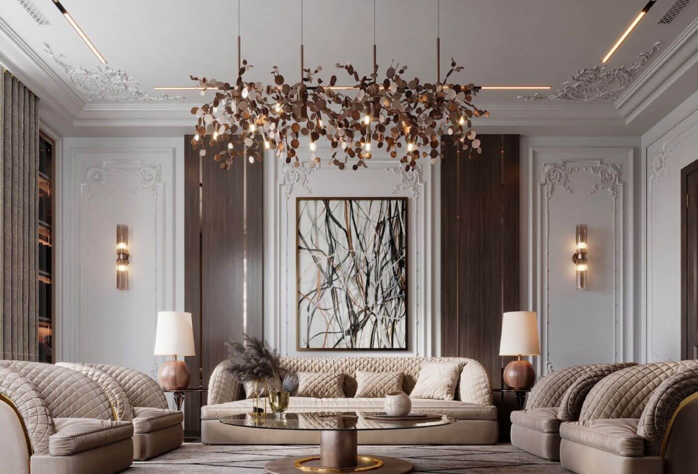 12+ mẫu thiết kế nội thất phòng khách 25m2 đẹp, tối ưu không gian