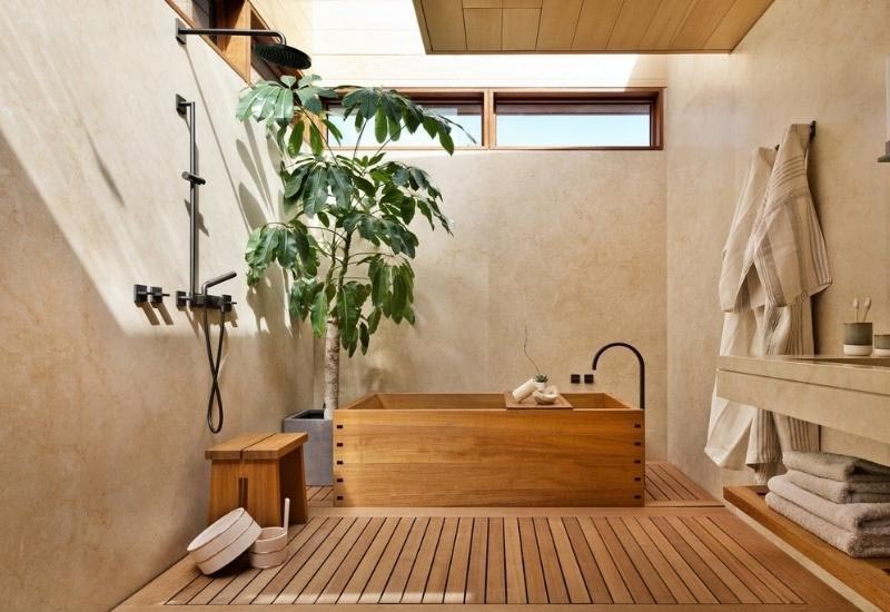 Phòng tắm được thiết kế theo phong cách này giúp bạn cảm thấy thư giãn hơn