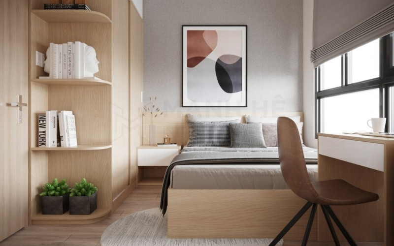 Đối với những phòng ngủ có diện tích nhỏ, bạn hãy lựa chọn những món đồ nội thất đa năng