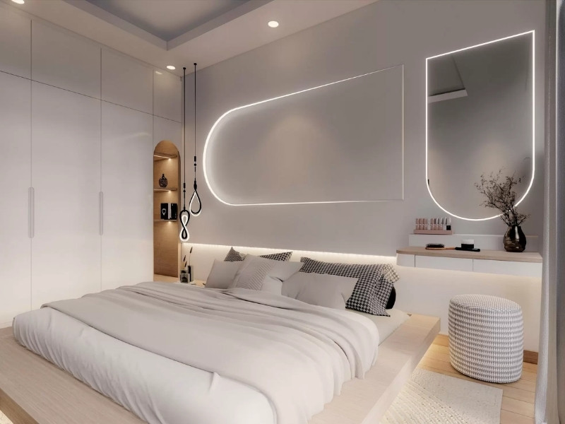 Phong cách hiện đại tập trung vào những món đồ nội thất gọn gàng