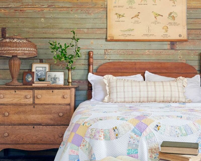 Phong cách Vintage/Rustic nhẹ nhàng với chất liệu gỗ tự nhiên