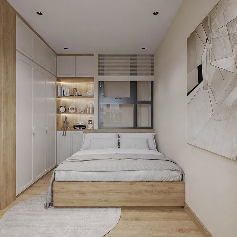 Gia chủ nên ưu tiên các loại tủ quần áo cao kịch trần