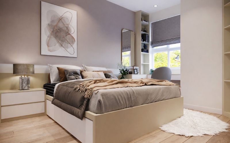 Mẫu phòng ngủ cho nhà chữ L