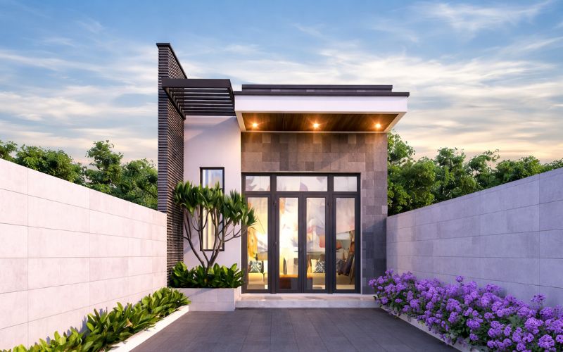 Thiết kế nhà ống (nhà phố) 2 phòng ngủ sang trọng