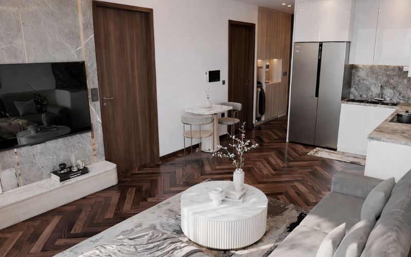 Mẫu nhà chung cư 2 phòng ngủ