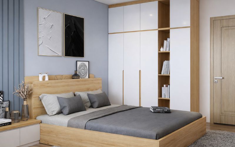 Với diện tích 12m2 thì gia chủ không thể bày biện quá nhiều món đồ trang trí