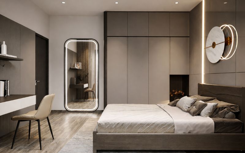 Tủ kịch trần là giải pháp tối ưu để tận dụng chiều cao