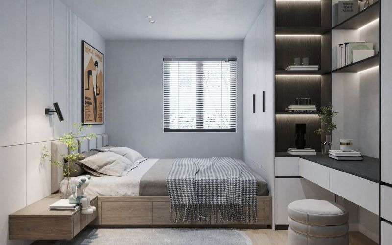 Phòng ngủ 15m2 cho 1 người