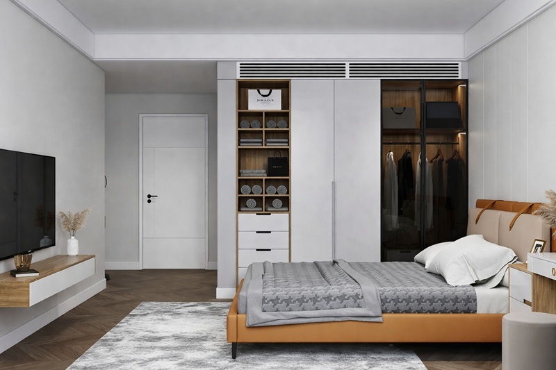 Không gian này đủ rộng để đáp ứng nhu cầu sinh hoạt cho cả cá nhân và cặp đôi