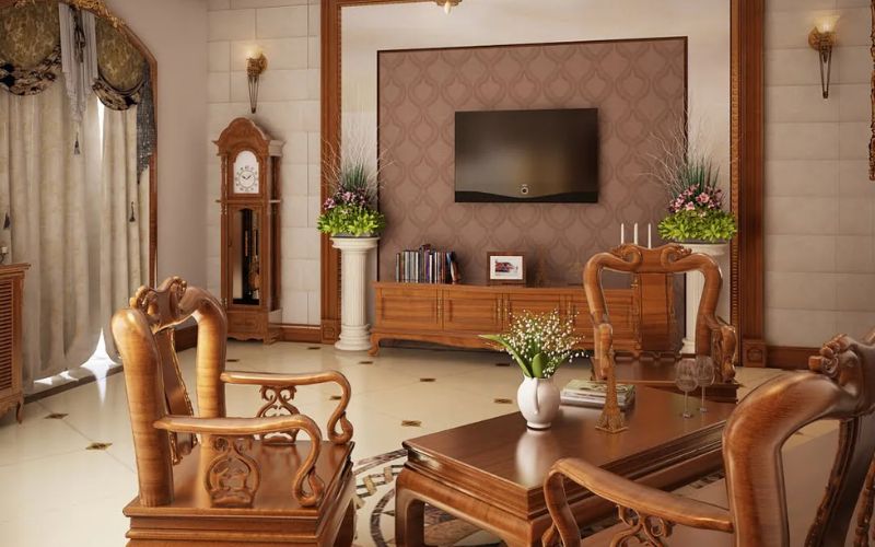 Mẫu trang trí phòng khách gia chủ có thể tham khảo