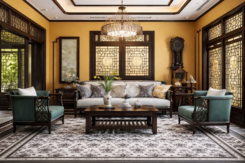 Bạn cũng có thể lựa chọn phong cách Indochine cho không gian phòng khách