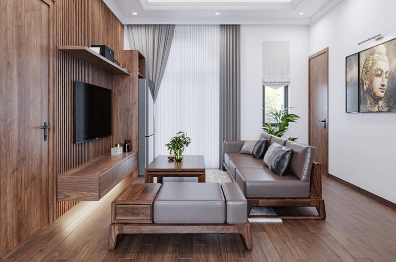 Gỗ công nghiệp là giải pháp hoàn hảo cho những gia chủ yêu thích phong cách hiện đại