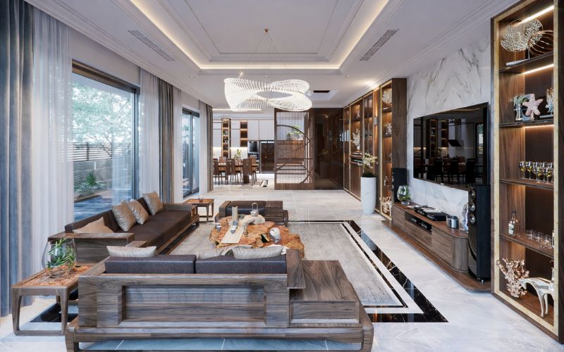 Mẫu thiết kế nội thất biệt thự Vinhomes Riverside