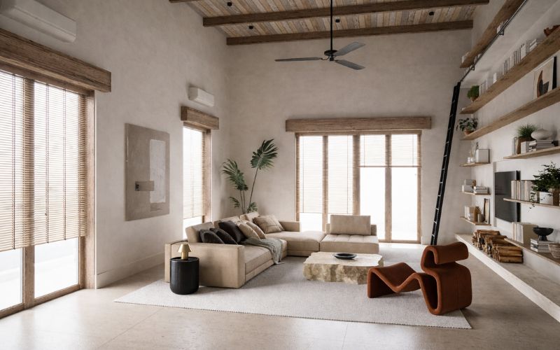 Ánh sáng tự nhiên sẽ giúp cho căn nhà phố của bạn trở nên thông thoáng hơn