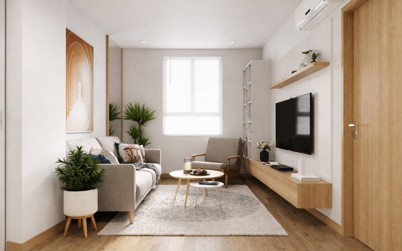 Thiết kế nội thất nhà phố 40m2 phong cách tối giản