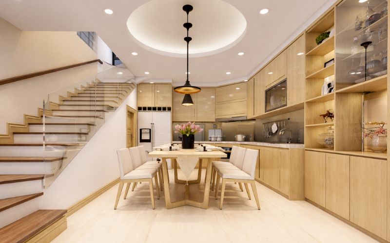 Chi phí thiết kế nội thất nhà phố Long Biên được xây dựng dựa trên diện tích thực tế