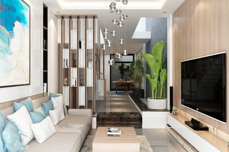Thiết kế phòng khách nhà phố