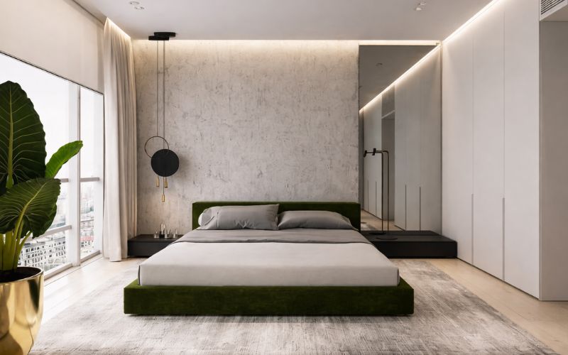 Thiết kế phòng ngủ phong cách hiện đại