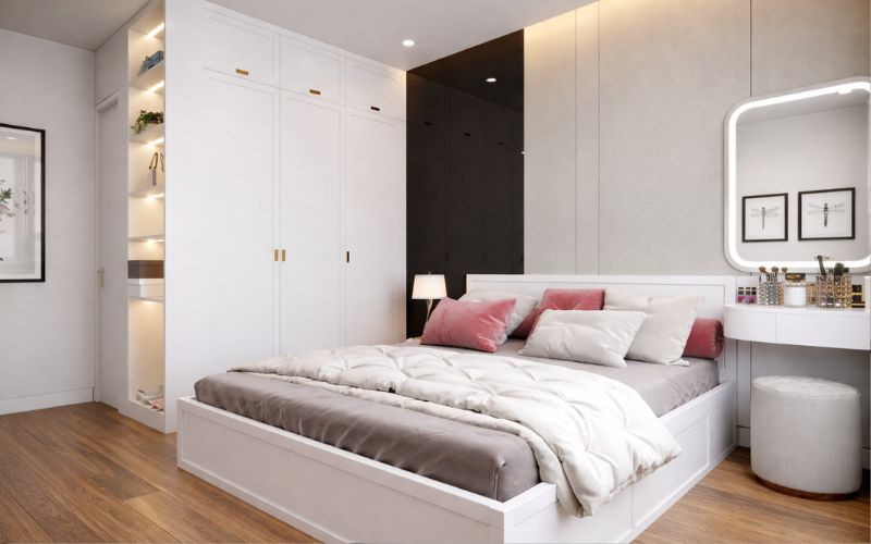 Tủ quần áo được thiết kế khoa học giúp tối ưu khả năng lưu trữ đồ đạc