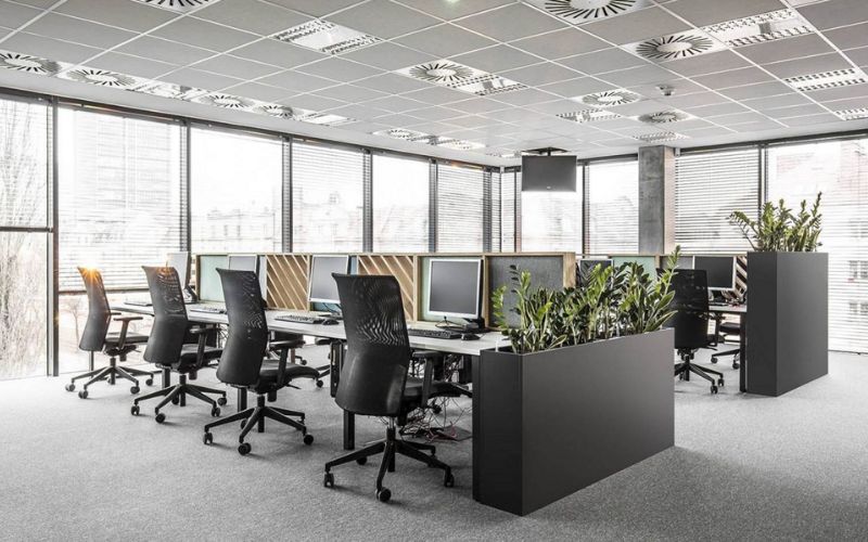 Thiết kế cần đảm bảo tiêu chuẩn diện tích cho nhân sự