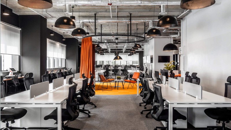 Thiết kế nội thất văn phòng nhà máy rộng trên 500m2