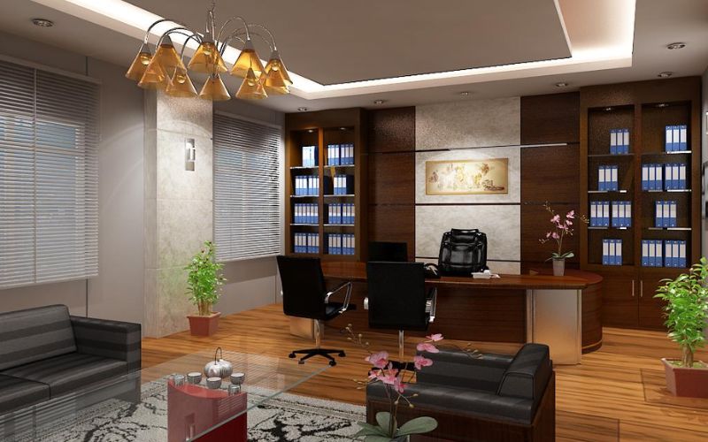 Khu vực lưu trữ các hồ sơ, giấy tờ của văn phòng cũng cần được sắp xếp khoa học